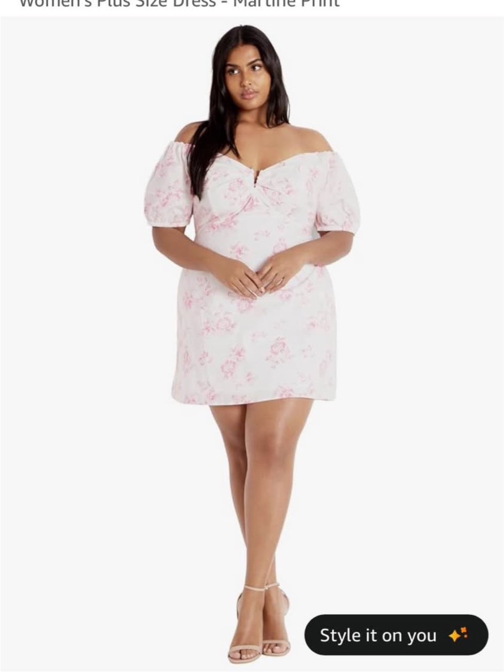 BRAND NEW Women's Plus Size Dress - Martine Print